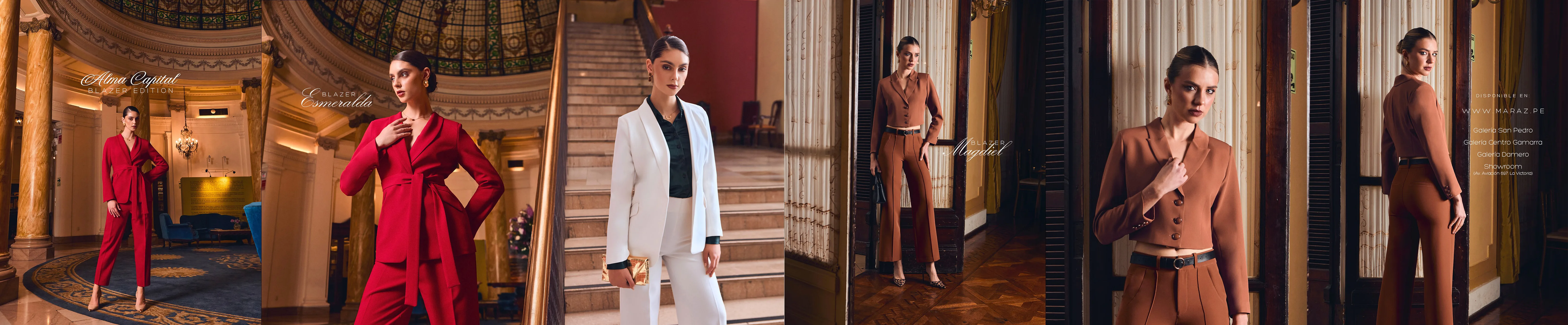 Esmeralda & Magdiel Blazers - Colección Alma Capital