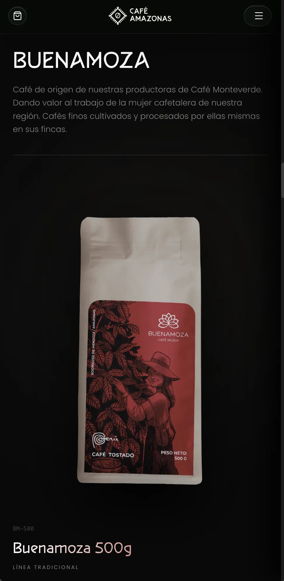 Presentaciones de Café AMARUYA